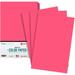 Premium Smooth Color Paper | for School Office & Home Supplies Holiday Crafting Arts and Crafts | Acid & Lignin Free | 24lb Paper - 100 Sheets per Pack | Plasma Pink | 11 x 17
