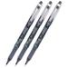 Pilot P-700 Rollerball Stick Gel Pen Black Ink Fine Point 3-PACK(38610)