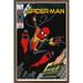 Marvel Spider-Man: No Way Home - Swinging Comic 16.5 x 24.25 Framed Poster by Trends International