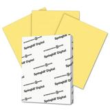 Springhill Digital Index Color Cardstock 90 lb 8 1/2 x 11 Buff 250 Sheets/Pack -SGH055100