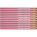 Personalized Custom Pencils - Round - Pastel Colors - White Imprint- Printed with your name message text or logo - Express Pencils - 12 pkg FREE CUSTOMIZING Great gift idea