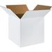 Box Partners Corrugated Boxes 20 x 20 x 20 White 10/Bundle 202020W