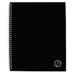 Deluxe Sugarcane Based Notebooks 1 Subject Medium/college Rule Black Cover 11 X 8.5 100 Sheets | Bundle of 5 Each