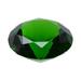 Zoogamo 4 / 100 mm Dark Green Diamond Shaped Glass Crystal Paperweight Home Office Decor & Wedding Favors Decoration with Gift Box