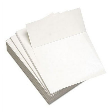 Custom Cut-Sheet Copy Paper 92 Bright Micro-Perforated 3.66 from Bottom 20 lb Bond Weight 8.5 x 11 White 500/Ream 8821