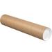 Mailing Tubes with Caps 4 x 48 Kraft 15/Case (P4048K)