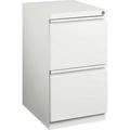 Lorell File/File Mobile Pedestal 1 Each White