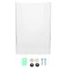 NUOLUX 1 Pc Wall-mounted Document Organizer Practical Plastic File Holder (Transparent Color)