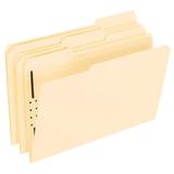 Office Depot Manila Fastener Folders 1 Fastener 1/3 Tab Legal Size Box of 50 ODFM310