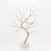 Everlasting Glow Elegant Champagne Gold Tree with Warm LED Lights - USB Capable