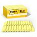 Post-It Notes Value Pack 1.5 in x 2 in Canary Yellow 100 Sheets/Pad 24 Pads