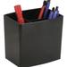 Officemate 2200 Series Large Pencil Cup - 4.5 x 5 x 3.8 x - Plastic - 1 Each - Black | Bundle of 10 Each