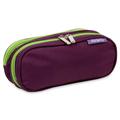 J World Girls Jojo Double Compartment Kids Pencil Case for School Purple