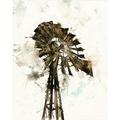 Watercolor Windmill Poster Print by White Ladder White Ladder (24 x 36)