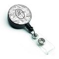 Carolines Treasures CJ2007-OBR Letter O Musical Note Letters Retractable Badge Reel