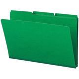 Smead 1/3 Cut Colored Pressboard Tab Folders Legal - 8 1/2 x 14 Sheet Size - 1 Expansion - 1/3 Tab Cut - Top Tab Location - Assorted Position Tab Position - 25 pt. Folder Thickness - Pressboard - G