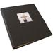 Leather 1.25 Presentation Binder Without Window by Gallery Leather Hubbed Spine 11.75 x 10.5 Ringbound 10 Top Loading Sheets/20 Pages Refillable Freeport Black