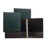 Hunter Green Vinyl Standard 3-Ring Binders 1.5-Inch for 8.5 x 11 Sheets with Inside Pockets 3-Pack