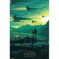24X36 Star Wars: The Last Jedi - Jakku Sunrise Wall Poster 24 x 36