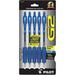 Pilot G2 Retractable Premium Roller Ball Pens Extra Fine Point Blue Ink (5PK)