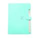 OUNONA Letter A4 Paper 5 Pockets Expanding File Folder Pockets Accordion Document Organizerï¼ˆMulticolourï¼‰