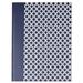 Universal Casebound Hardcover Notebook 10 1/4 x 7 5/8 Dark Blue with Hexagon Pattern 66351