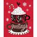 Festive Holiday Cocoa Seasons Greetings Poster Print by Michael Mullan (20 x 24)