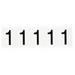 Brady Number Label 2-1/4 H 1-13/16 W PK5 9714-1