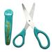 Disney Fairies Tinker Bell Teal Colored Handle Scissors w/Sleeve