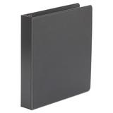 Universal UNV33401PK Economy 11 in. x 8.5 in. 1.5 in. Capacity 3-Ring Non-View Binder - Black (4/Pack)