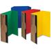 Pacon Presentation Boards - 36 Height x 48 Width - 4 Assorted Surface Colors - 24 / Carton | Bundle of 10 Cartons