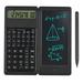 Carevas Calculator with LCD Writing Tablet Desktop Calculators 10 Digits Display with Stylus Erase Button Thin and Foldable Design for Daily and Basic Office