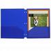 C-Line Products 32935 Two-Pocket Heavyweight Poly Portfolio Folder Blue - Box - 25