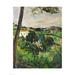 Posterazzi Landscape with Red Roof Or The Pine at The Estaque 1875-76 Poster Print by Paul Cezanne - 24 x 36 in. - Large