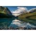 Lake Louise at sunrise Banff National Park Canada Poster Print by Raymond Klass (28 x 19)