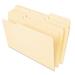 Universal Office Products 16413 Heavyweight File Folders - Letter Manila