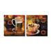 Coffee Break I Morning Brew and Afternoon Java Signs; Two 12X12 Poster Prints