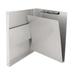 Snapak Aluminum Side-Open Forms Folder 0.5 Clip Capacity Holds 8.5 x 11 Sheets Silver | Bundle of 10 Each