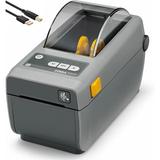 Zebra ZD410 Direct Thermal Desktop Printer - USB and USB Host Modular Connectivity Slot - 2.2-Inch Max Print Width 203 DPI Monochrome Barcode Label Printer ZD41022-D01000EZ YKGAV printer cable