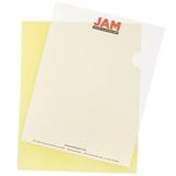 JAM Plastic Sleeves 9 x 11 1/2 Yellow 120/Pack