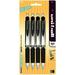 uni-ball 207 Gel Impact Retractable - Bold Pen Point - 1 mm Pen Point Size - Refillable - Retractable - Black Gel-based Ink - 4 / Pack | Bundle of 5