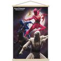 Power Rangers - Ninja Wall Poster with Wooden Magnetic Frame 22.375 x 34