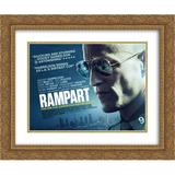 Rampart 24x20 Double Matted Gold Ornate Framed Movie Poster Art Print