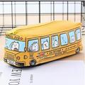 TUTUnaumb Autumn Sale Students Kids Cats School Bus Pencil Case Bag Office Stationery Bag Freeshipping-Yellow