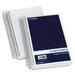 2Pc Tops 5 Subject Wirebound Notebook - 175 Sheet - 15 lb - Legal Ruled - White Paper Navy Cover