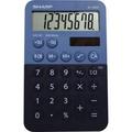 2PK Sharp EL-760RBBL Handheld Calculator 8-Digit LCD