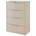 Global Industries 252470PY Interion 36 in. Premium Lateral File Cabinet 4 Drawer Putty