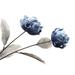 Artificial Flower Fade-less No Water Need Multi-purpose Cathay Pacific Rose Tulips Decor for Home Blue Faux Silk Flower