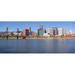 Portland city skyline and river Multnomah County Oregon USA Poster Print by Panoramic Images (15 x 6)