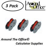 CANON Model MP-21-DII Compatible CAlculator RS-6BR Twin Spool Black & Red Ribbon by Around The Office